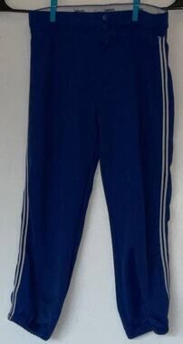 Intensity Softball Pants Girls Youth Large Blue White Stripped
